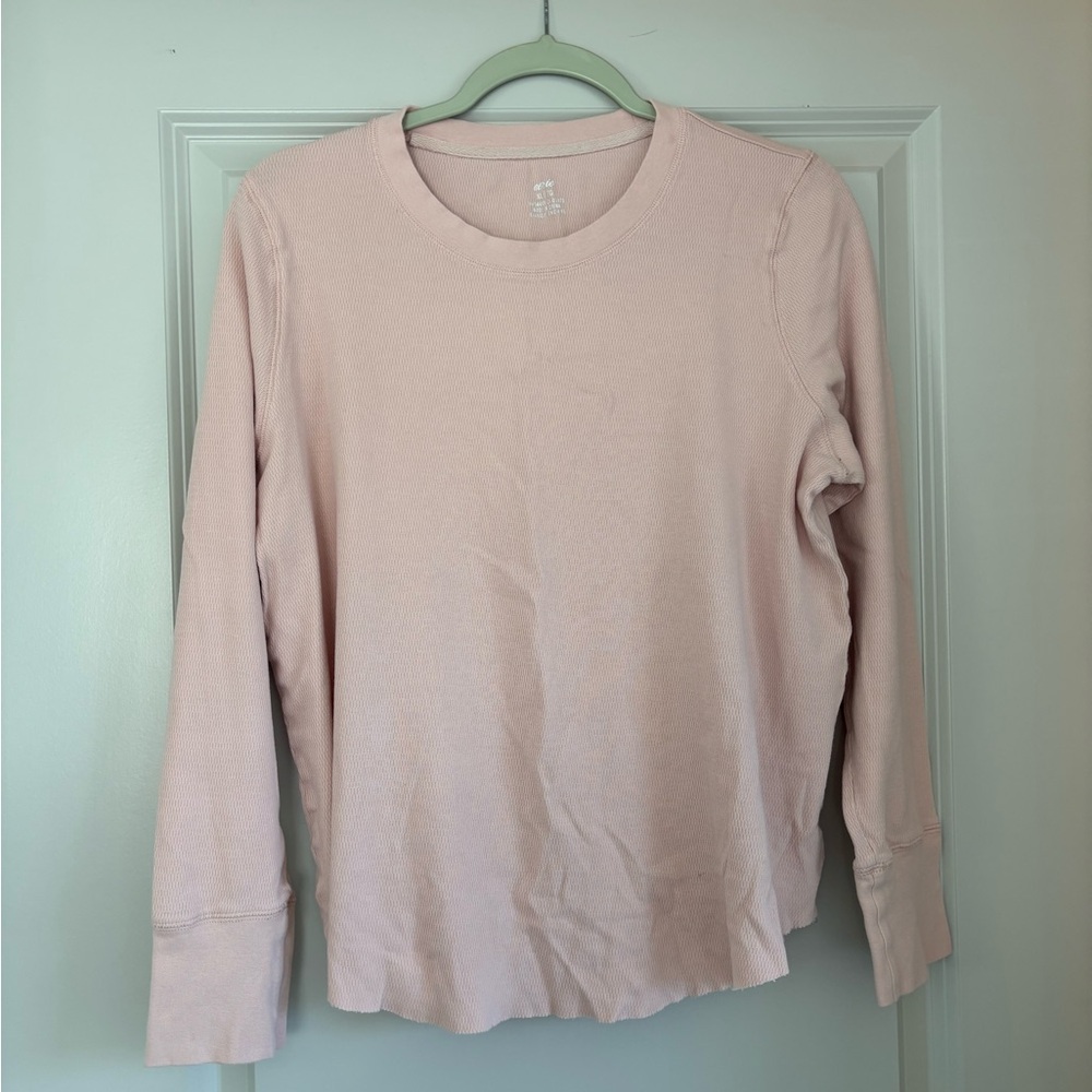 Aerie Light Pink Long Sleeve Tee. XL.